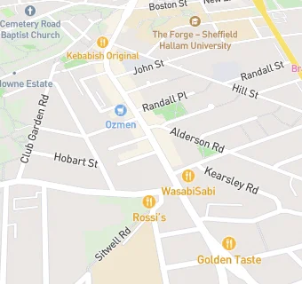 map for Mydentist, London Road, Sheffield 