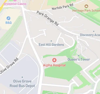 map for Cygnet Healthcare