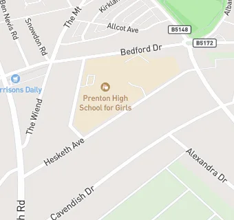 map for Prenton High School For Girls