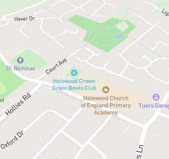 map for Halewood Church Of England Primary School