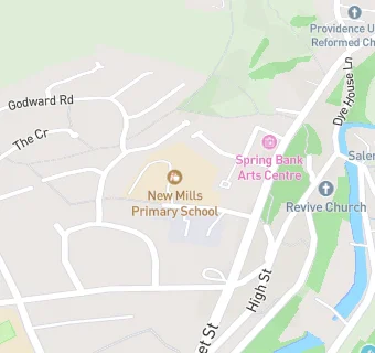 map for New Mills Primary School