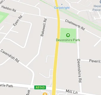 map for The Fiveways @ Hazel Grove