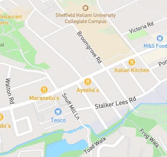 map for Starbucks