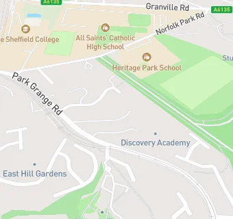 map for Sheffield Mencap & Gateway (Sunday Lunch Club)