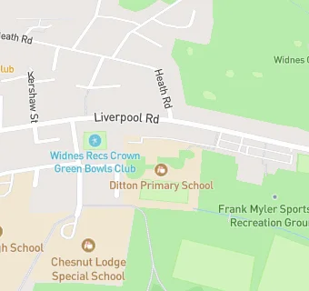 map for Ditton Primary School