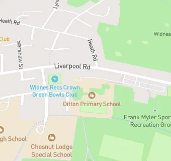 map for Ditton Primary School