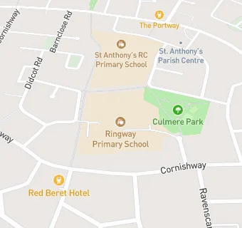 map for Woodhouse Park Primary School