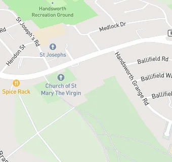 map for St Mary's Community Hub