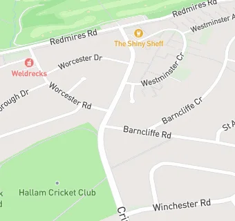 map for Shiny Sheff