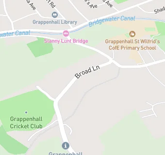 map for Grappenhall Cricket Club