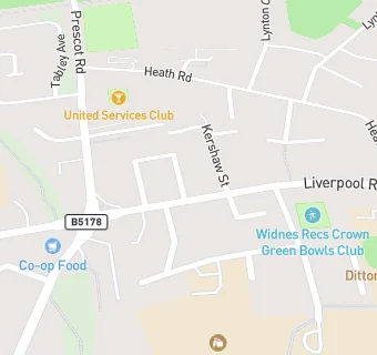 map for Chestnut Lodge Off Licence