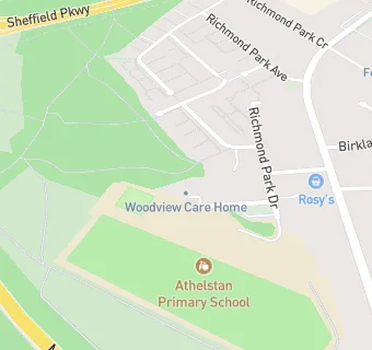 map for Woodview Care Home