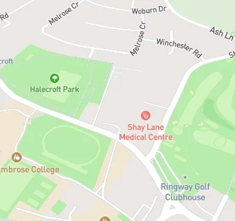 map for Halecroft Grange – Care UK