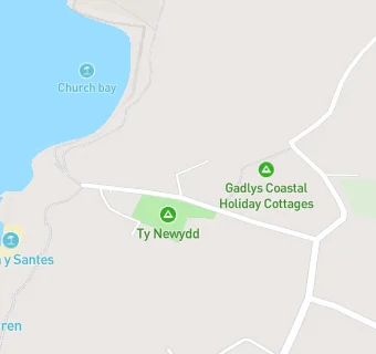 map for Church Bay Cottages, Camping and Touring Site