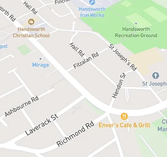 map for Handsworth Fish Bar