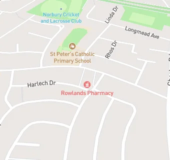 map for Rowlands Pharmacy