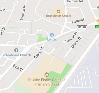 map for St John Fisher Primary School