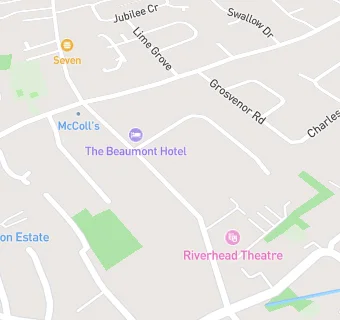 map for The Beaumont Hotel