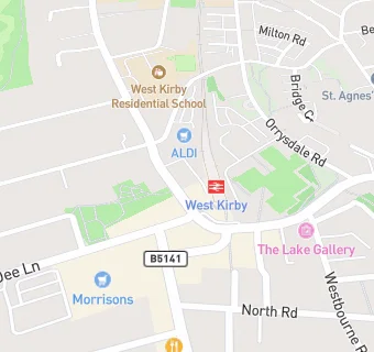 map for West Kirby Grill