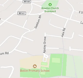 map for Bollin Primary School