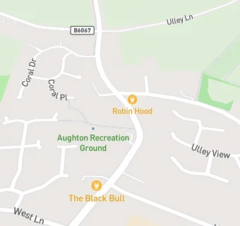 map for The Black Bull Aughton