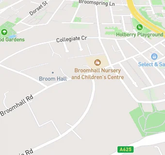 map for Hallamshire Care Home