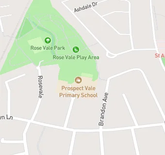 map for Prospect Vale Primary School