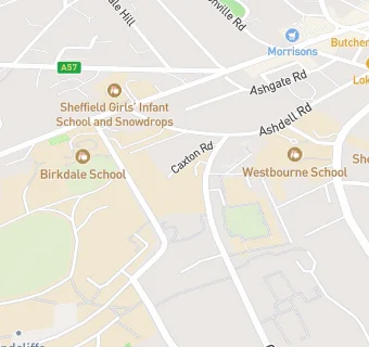 map for Birkdale School