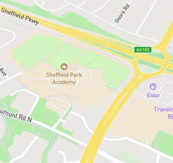 map for Sheffield Park Academy