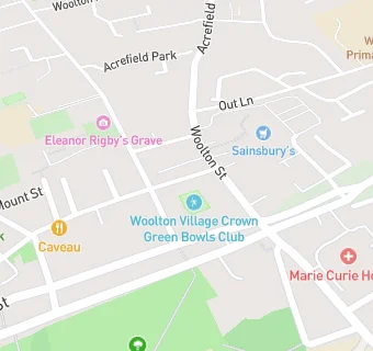 map for Woolton Village Club