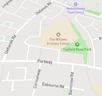 map for The Willows Primary School