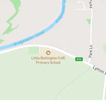 map for Little Bollington CE Primary School