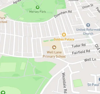 map for Well Lane Primary School