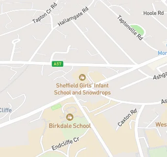 map for Ashdell Preparatory School