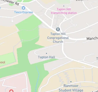 map for Tapton Masonic Hall