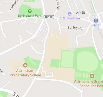 map for Altrincham Grammar School for Boys