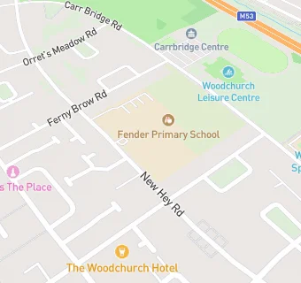 map for Fender Primary School