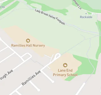 map for Ramillies Hall Nursery