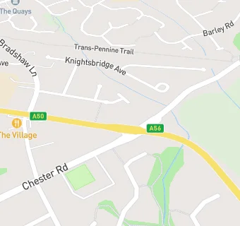 map for Grappenhall Manor Care Centre