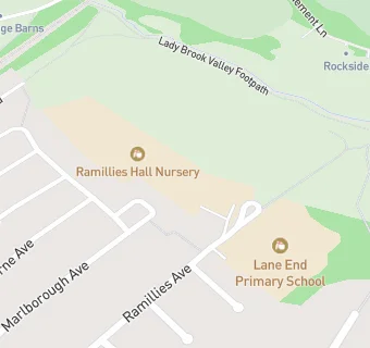 map for Ramillies Hall School