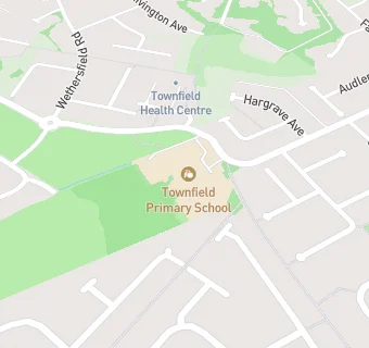 map for Townfield Primary School