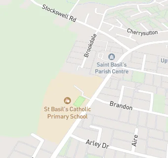 map for St Basil's Catholic Primary School