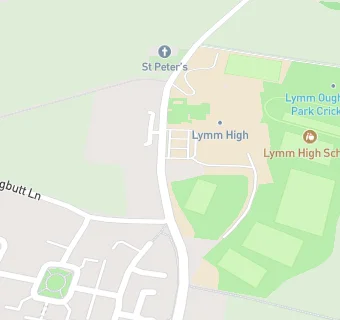 map for Lymm Oughtrington Park C.Club