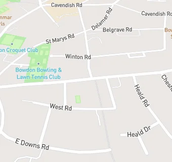 map for Bowdon Preparatory School for Girls