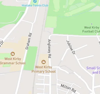 map for West Kirby Primary School