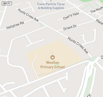 map for Woolton Junior School