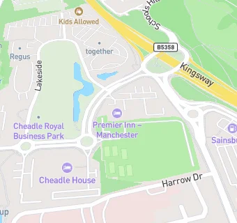 map for Manchester (Cheadle) Premier Inn