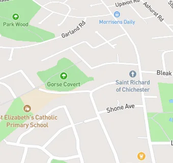 map for St Elizabeth's Catholic Primary School