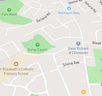 map for St Elizabeth's Catholic Primary School