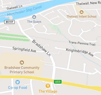 map for Bradshaw Community Primary School